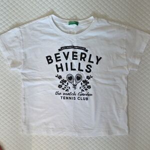 United Colors Of Benetton White Graphic Tee